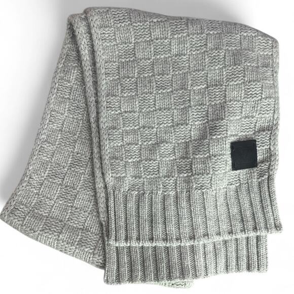LOUIS VUITTON Escharp Helsinki Cashmere Muffler M74420 Gricle - Picture 1 of 4